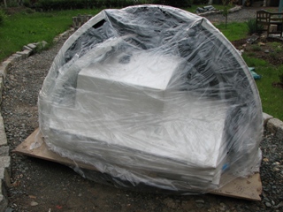 06.06.2007 - Lieferung der Sternwarte ca.11:00Uhr