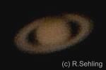 Saturn on 2004 february 18th approx. 08:30 pm cet, recorded with Digicam - praktika 1.3Mpxl