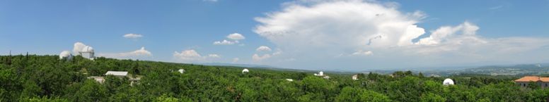Overview of Haute du Provence Observatoire - click on image for high resolution Panorama
