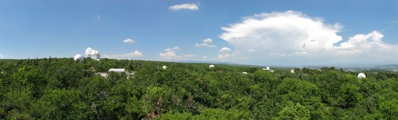 Overview of Haute du Provence Observatoire - click on image for high resolution Panorama