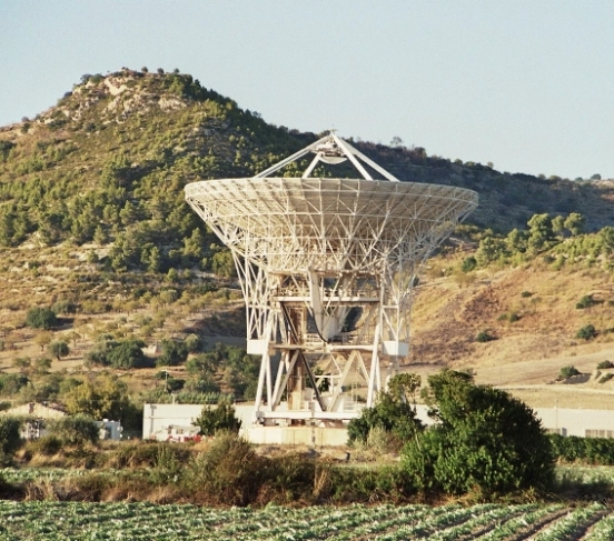 Das Radio Observatorium in Noto, s�dlich von Syracus auf Sizilien gelegen.