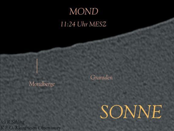 partielle Sofi um 11:24Uhr MESZ im 10