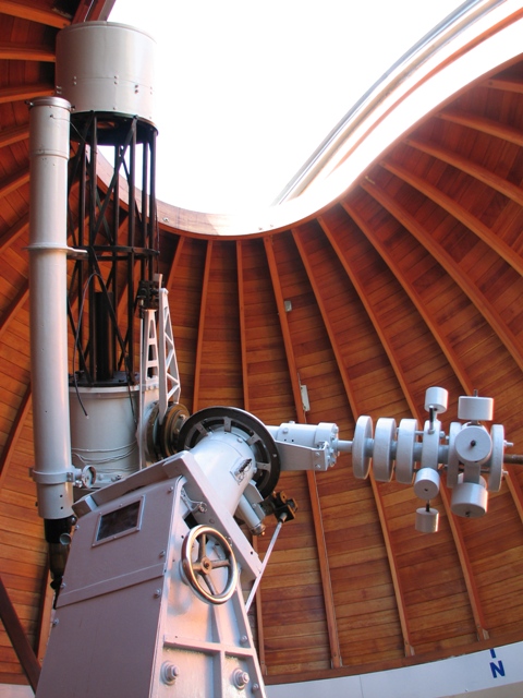 main telescope -  old 12inch cassegrain and the 4inch refractor from carl zeiss jena!