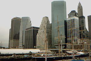 am Hafen - N�he der Brooklyn-Bridge - S�d Manhattan