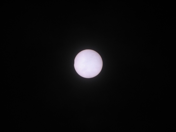 Sonne um 12:25Uhr MESZ Ende der Sofi