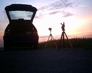 shortly before sunrise - my equipment