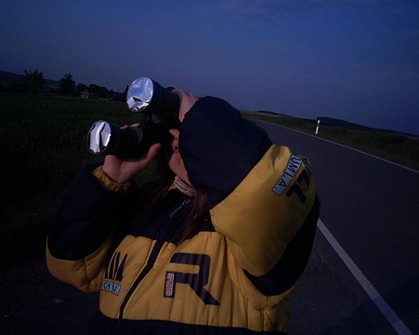 our daughter observed the eclipse