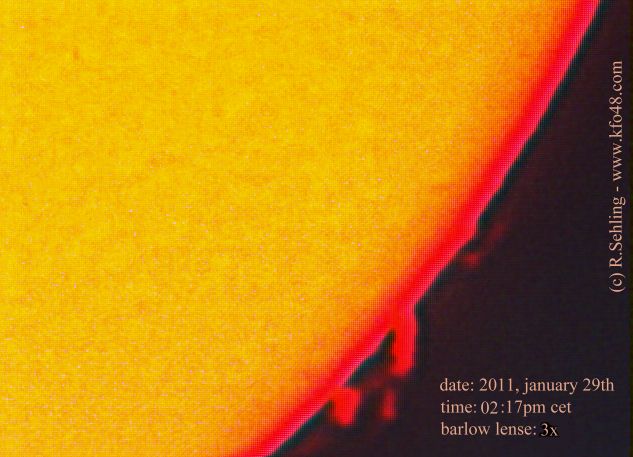 my first record of sun in h-alpha - WOW!!!