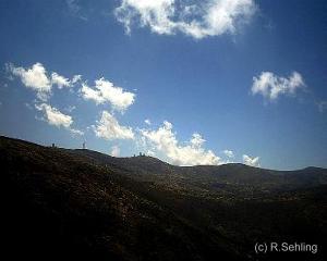 Anfahrt ueber die TF24 zum Observatorium.