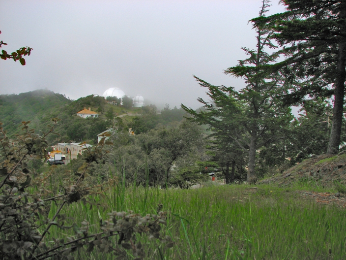 view of the Dome on 120inch Shane Reflector and the APF Telescope